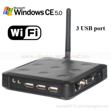 3USB Wifi CE5.0 Thin Client PC Station